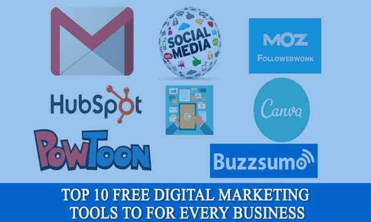 Free digital marketing tools